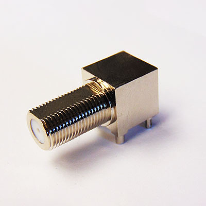 6GHz Right Angle Surface Mounting F Connector from CEI